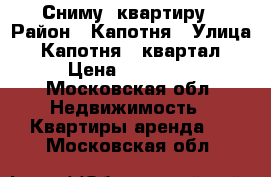 Сниму  квартиру › Район ­ Капотня › Улица ­ Капотня 5 квартал › Цена ­ 30 000 - Московская обл. Недвижимость » Квартиры аренда   . Московская обл.